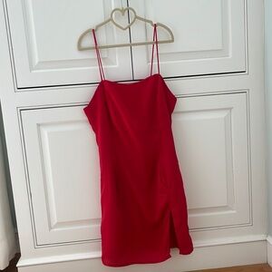Short Red Superdown Dress from Revolve Size: S